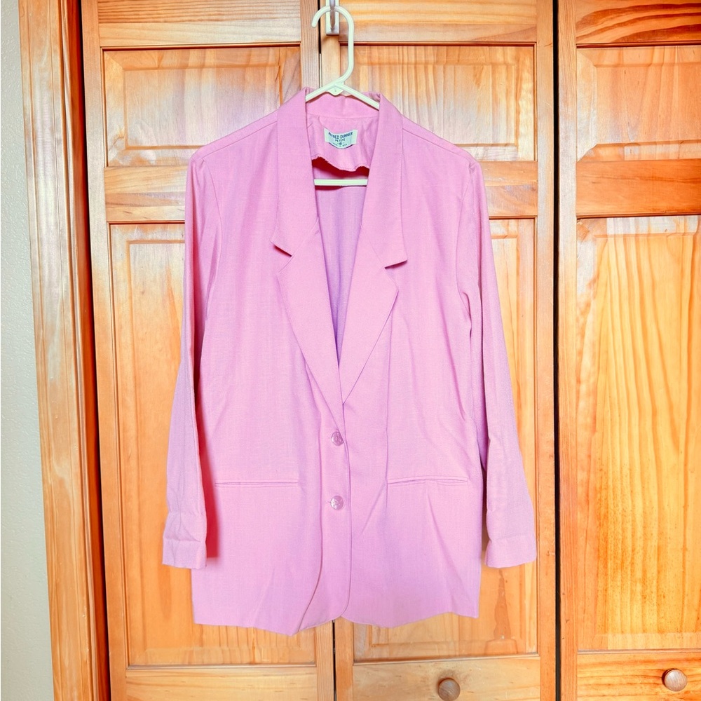 Alfred Dunner Pink Lavender Blazer